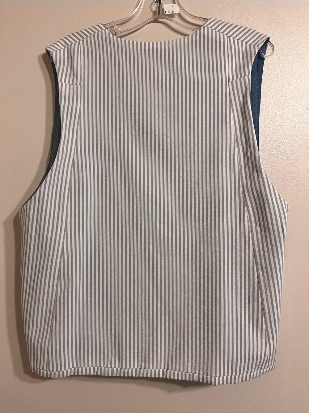 Handmade Reversible Open Vest - Picture 2 of 5